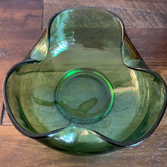 🦚VINTAGE GREEN DISH🦚 - Picture 3 of 8